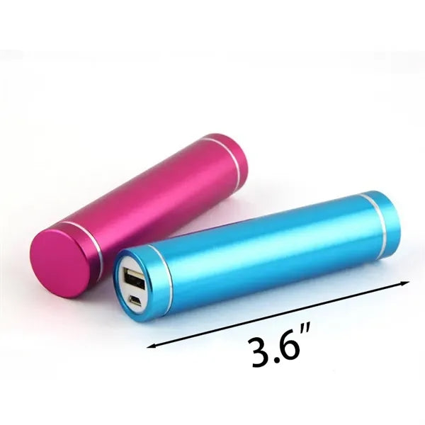 2000mAh Aluminum Portable Power Bank Compact Charger