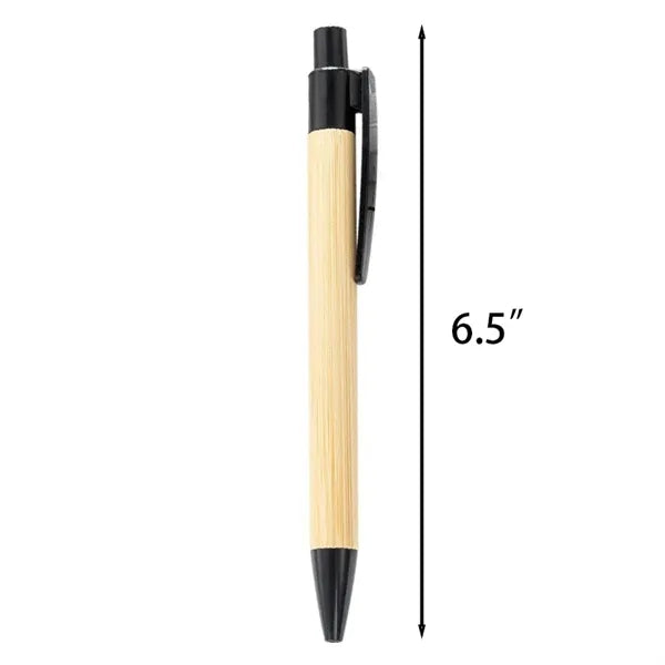 Eco-friendly ABS Bamboo Click Action Ballpoint Pen