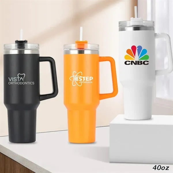 40 oz Stainless Steel Insulated Travel Mug