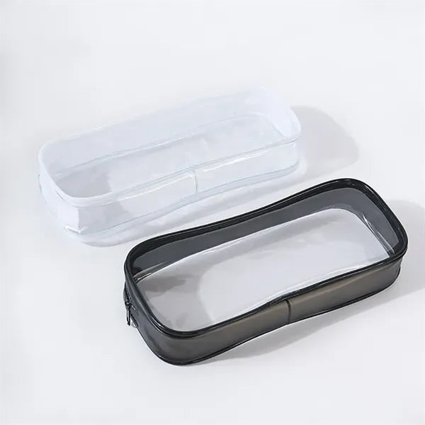Clear PVC Zipper Pen Pencil Case