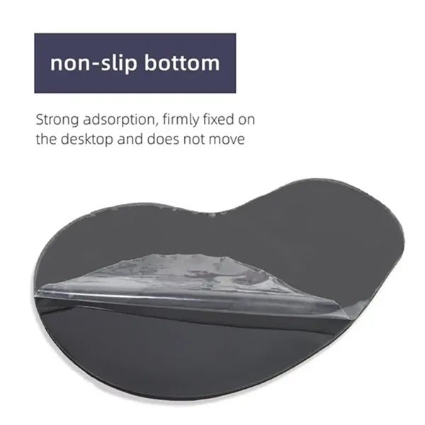 9" Silicone Polyester Ergonomic Wrist Support Mouse Pad