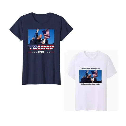 Trump 2024 American Flag T-Shirt