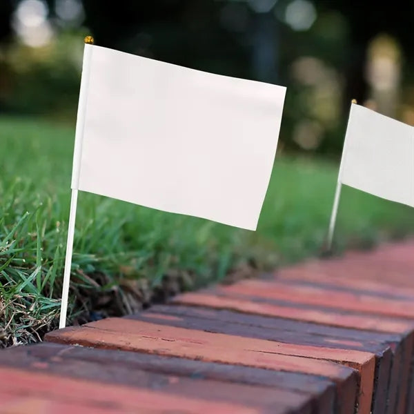 Pack of 10 Mini Flags Outdoor Decor Little Library Sign