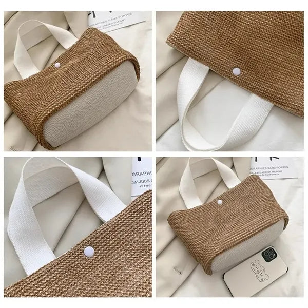 Handmade Woven Shoulder Crossbody Handbag