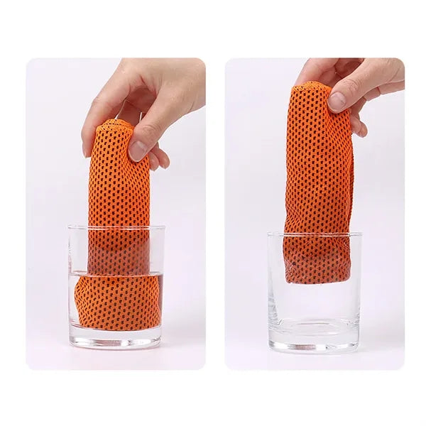Mini Travel Towel with Silicone Case