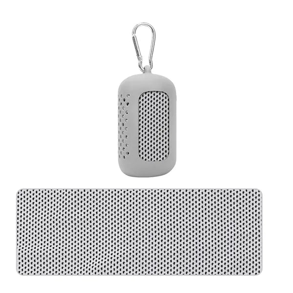 Mini Travel Towel with Silicone Case