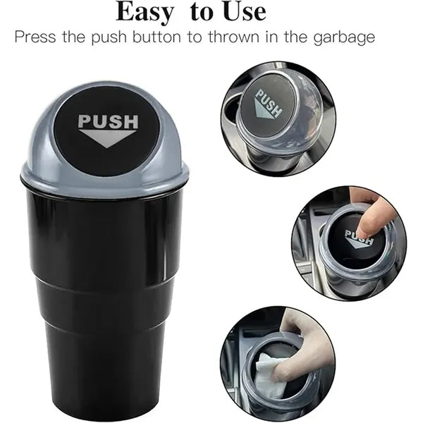 Mini Automotive Car Garbage Trash Can