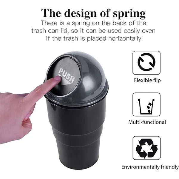 Mini Automotive Car Garbage Trash Can