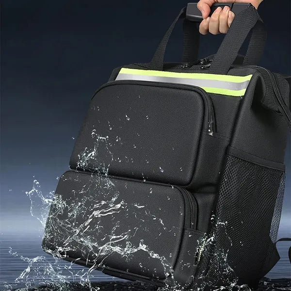 Tool Backpack Bag HVAC Kit Carrier With Organizer Storage