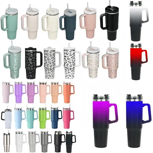 30-40 oz Intrepid Vacuum Mug with Straw