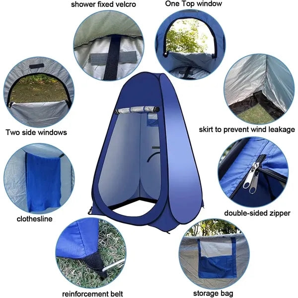 Portable Pop Up Privacy Camping Shower Bathing Tent