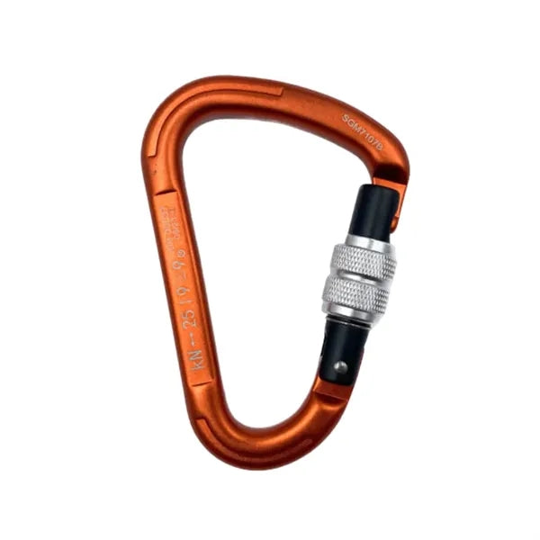 Triangle Shape Screw Gate Carabiner
