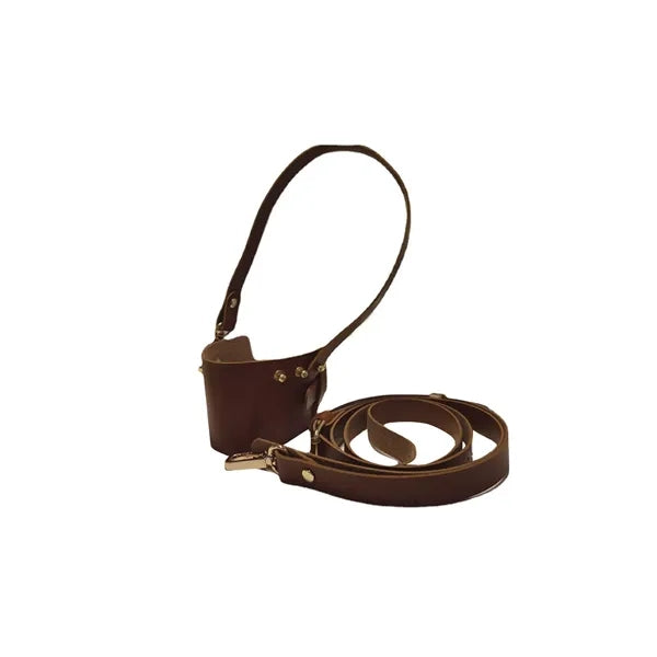 PU Coffee Cup Holder With Long And Short Straps