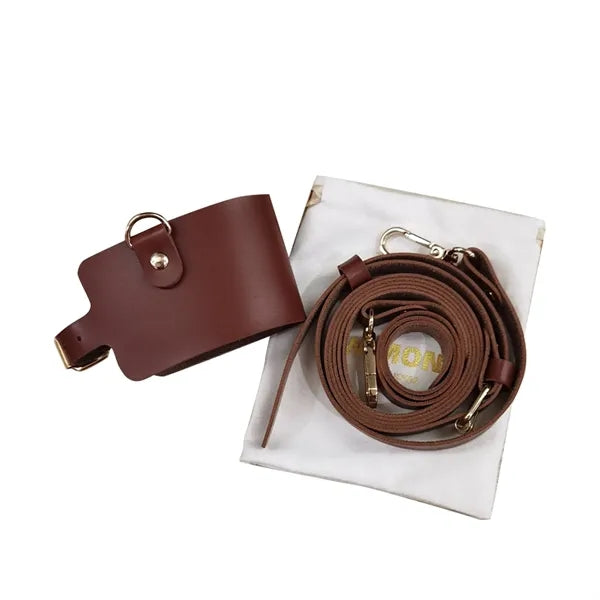 PU Coffee Cup Holder With Long And Short Straps
