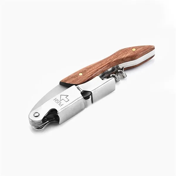 Stainless Steel Rosewood Multifunctional Bottle Opener