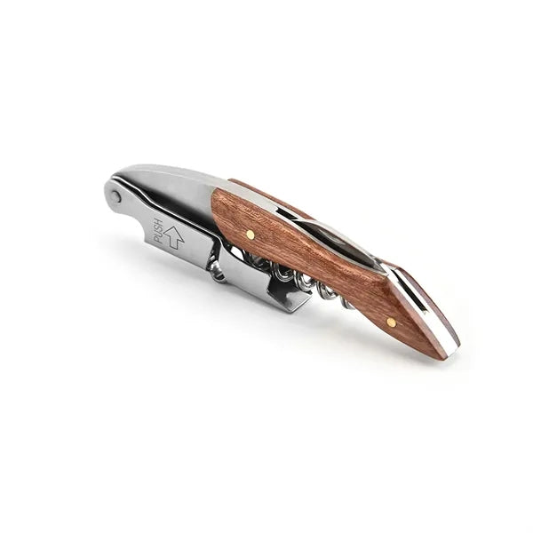 Stainless Steel Rosewood Multifunctional Bottle Opener