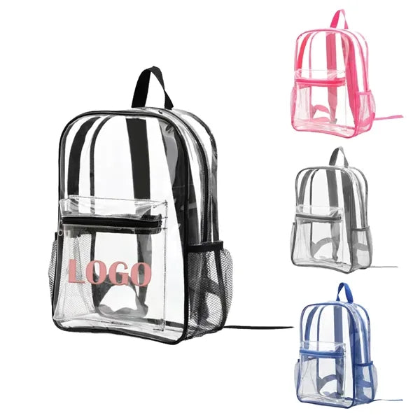 Clear Customizable PVC School Bag