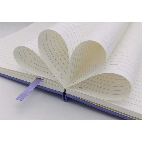 A5 Pu Leather Lined Journal Notebooks with Pen Loop