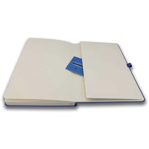 A5 Pu Leather Lined Journal Notebooks with Pen Loop
