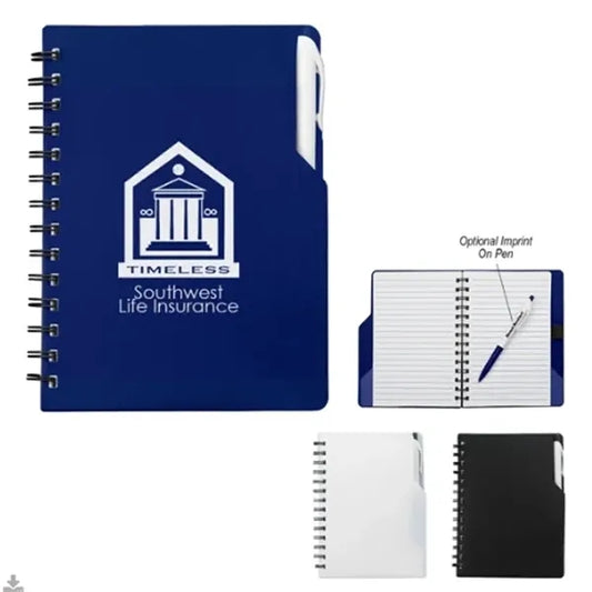 Spiral Notebook With Pen
