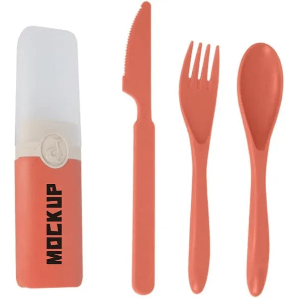 Portable Wheat Straw Tableware Set
