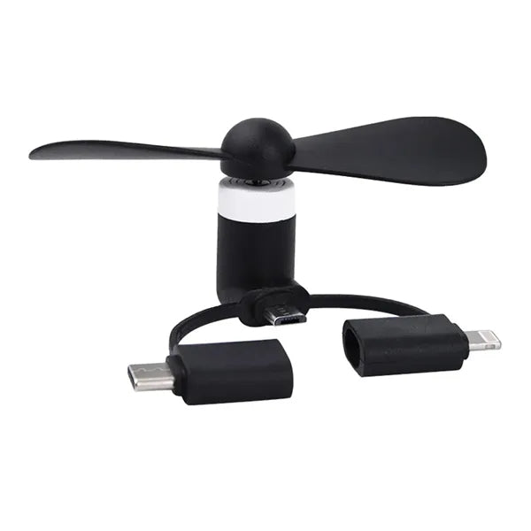 3-in-1 Portable Mobile Phone Fan