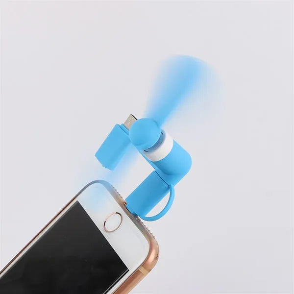 3-in-1 Portable Mobile Phone Fan