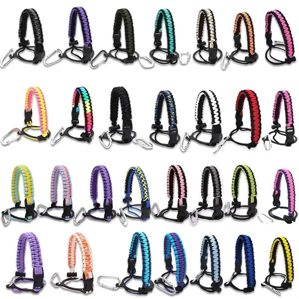 Wide Mouth Bottle Paracord Handle Cord Braided Rope