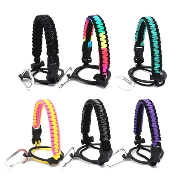 Wide Mouth Bottle Paracord Handle Cord Braided Rope