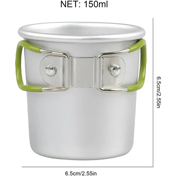 5oz Foldable Handle Camping Cup