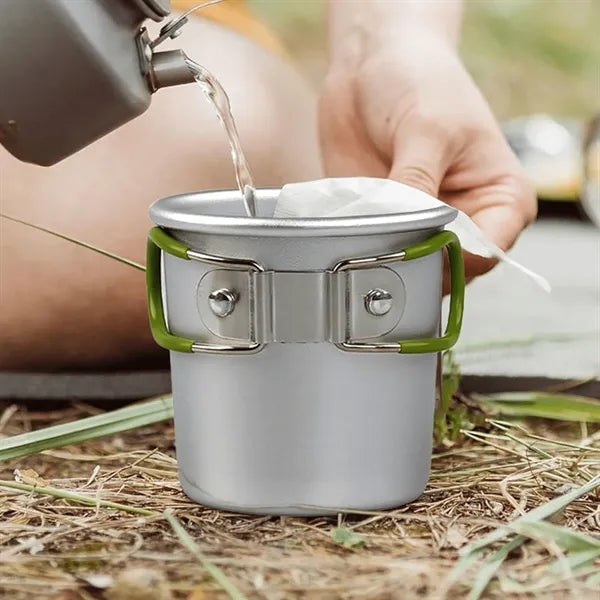 5oz Foldable Handle Camping Cup