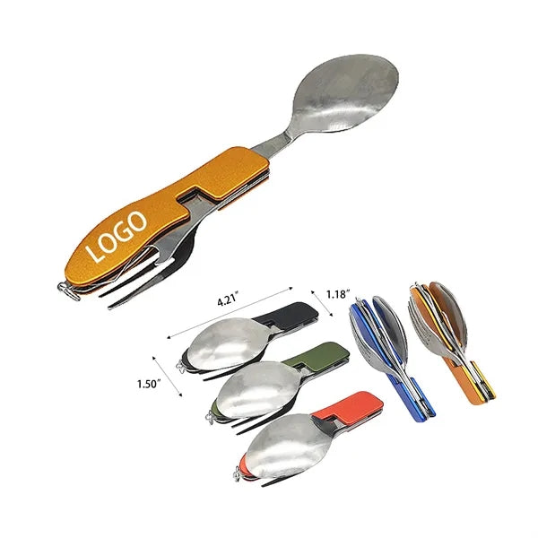 Outdoor Portable Stainless Steel 3-in-1 Foldable Knife