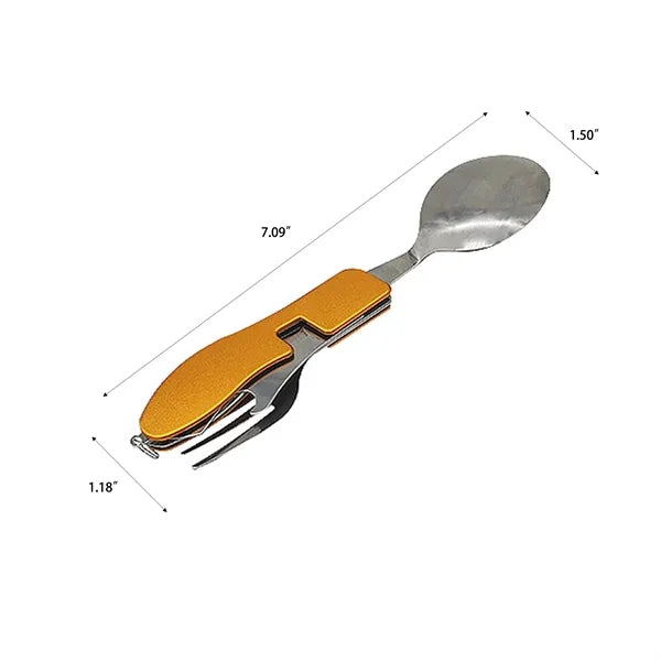 Outdoor Portable Stainless Steel 3-in-1 Foldable Knife
