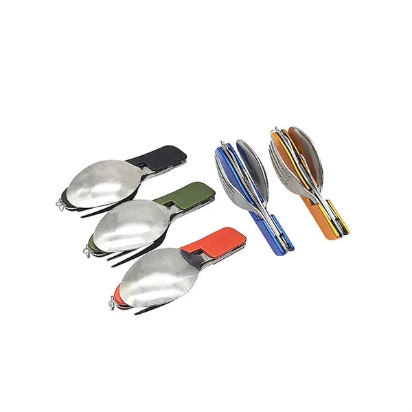 Outdoor Portable Stainless Steel 3-in-1 Foldable Knife