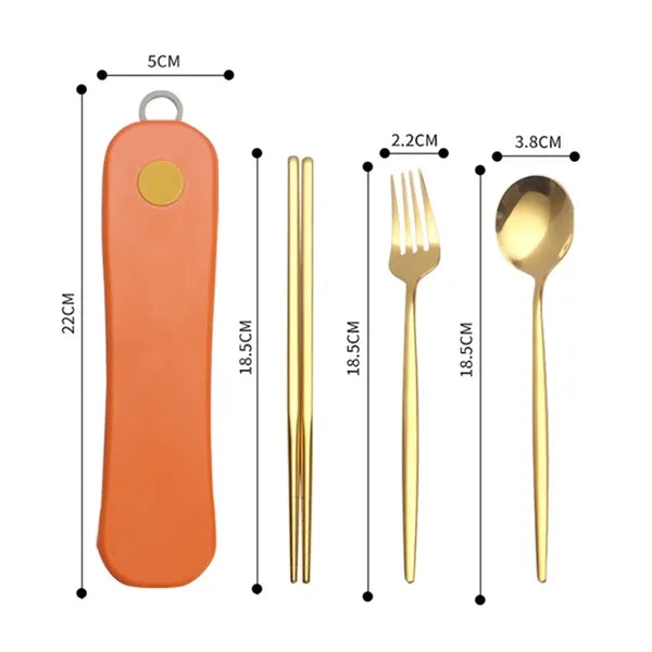 Portable Stainless Steel Cutlery Set