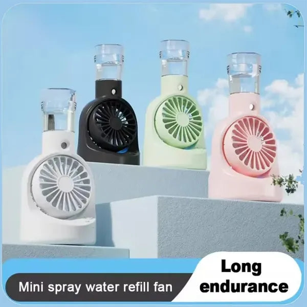 Portable Desk Water Mist Spray Fan