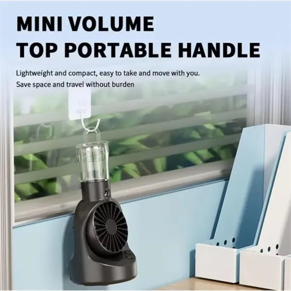 Portable Desk Water Mist Spray Fan