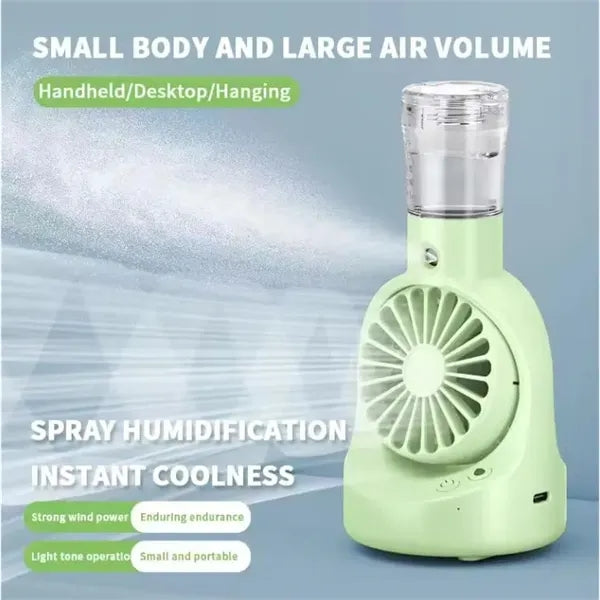 Portable Desk Water Mist Spray Fan