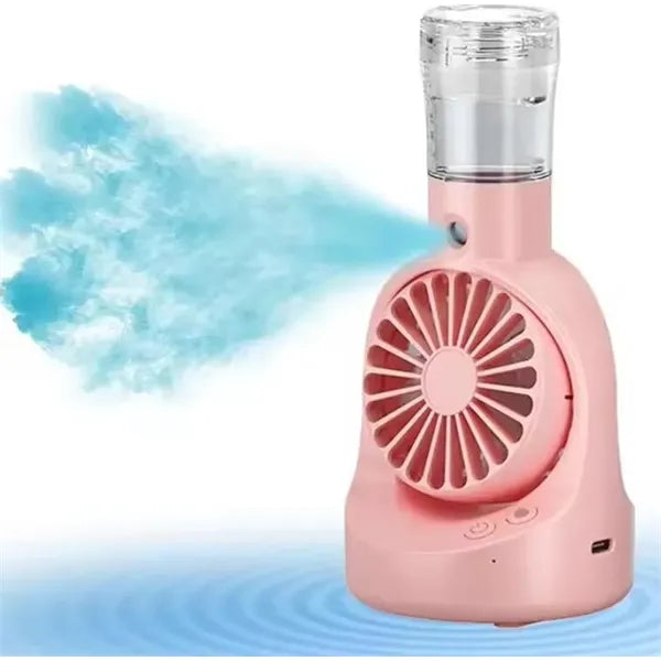Personal Cooling Table Misting Spray Fan