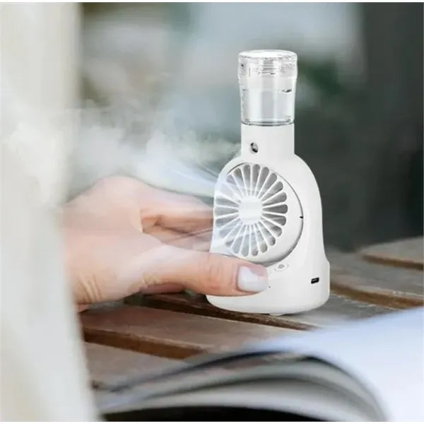 Handheld Mini Desktop Misting Spray Fan