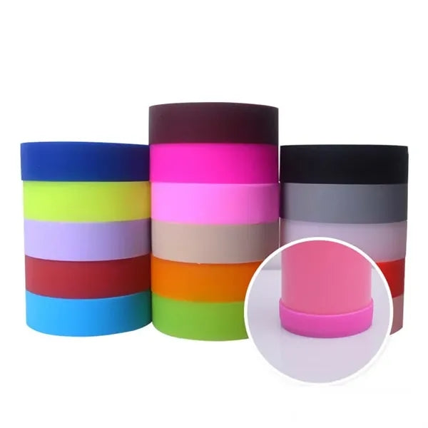 Thicken Colorful Non Slip Silicone Drink Coasters