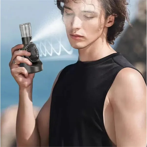 Portable Handheld Desk Misting Spray Fan