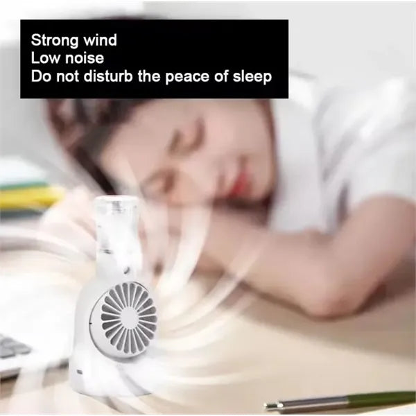 Portable Handheld Desk Misting Spray Fan