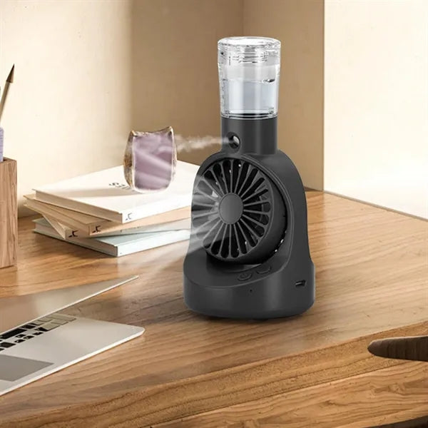 Portable Handheld Desk Misting Spray Fan