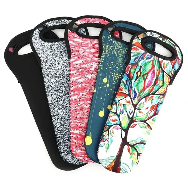 Sublimated Neoprene Wine Carrier Holder