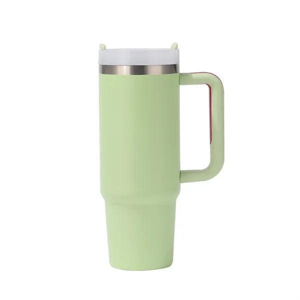 30oz Tumbler with Handle and Straw