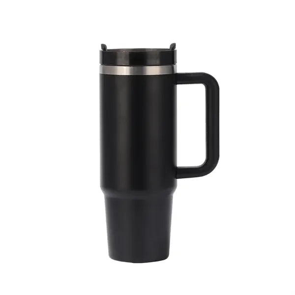 30oz Tumbler with Handle and Straw