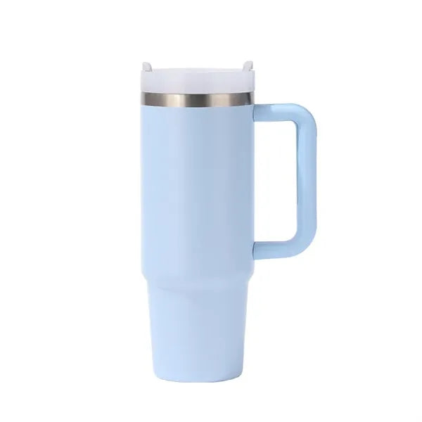30oz Tumbler with Handle and Straw