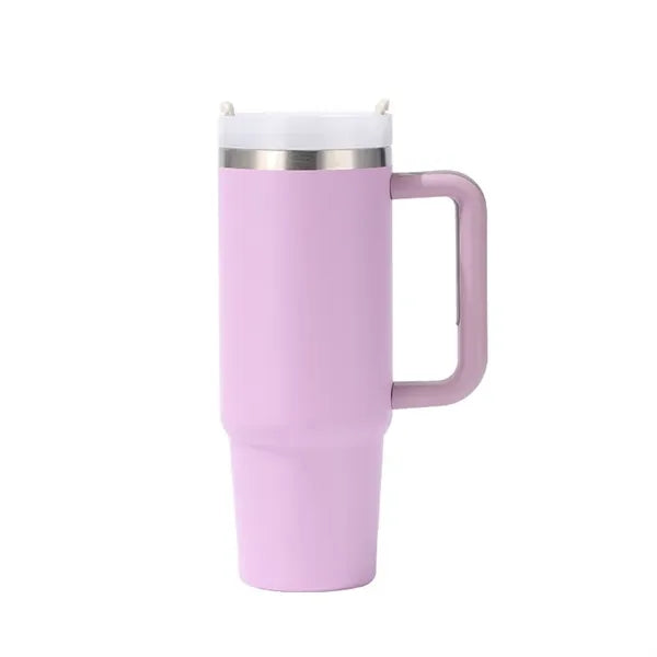 Stainless Steel Vacuum Insulated Tumbler with Lid and Straw