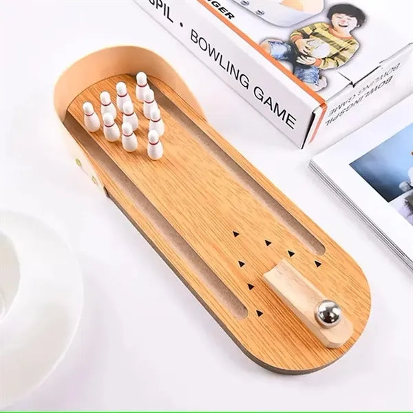 Mini Bowling Game Set Office Stress Relief Gadgets Toy
